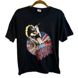 The Who Black Graphic Band T-Shirt
